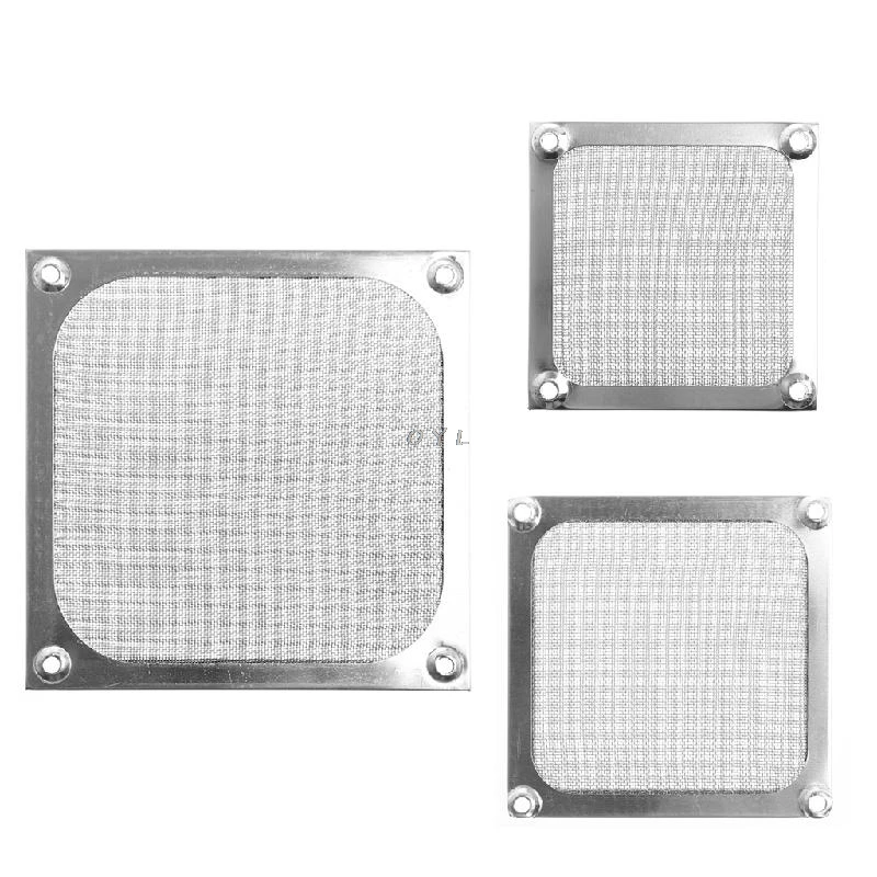 Metal Dustproof Mesh Dust Filter Net Guard 12//9//8cm For Computer Case·Cooler`Fan