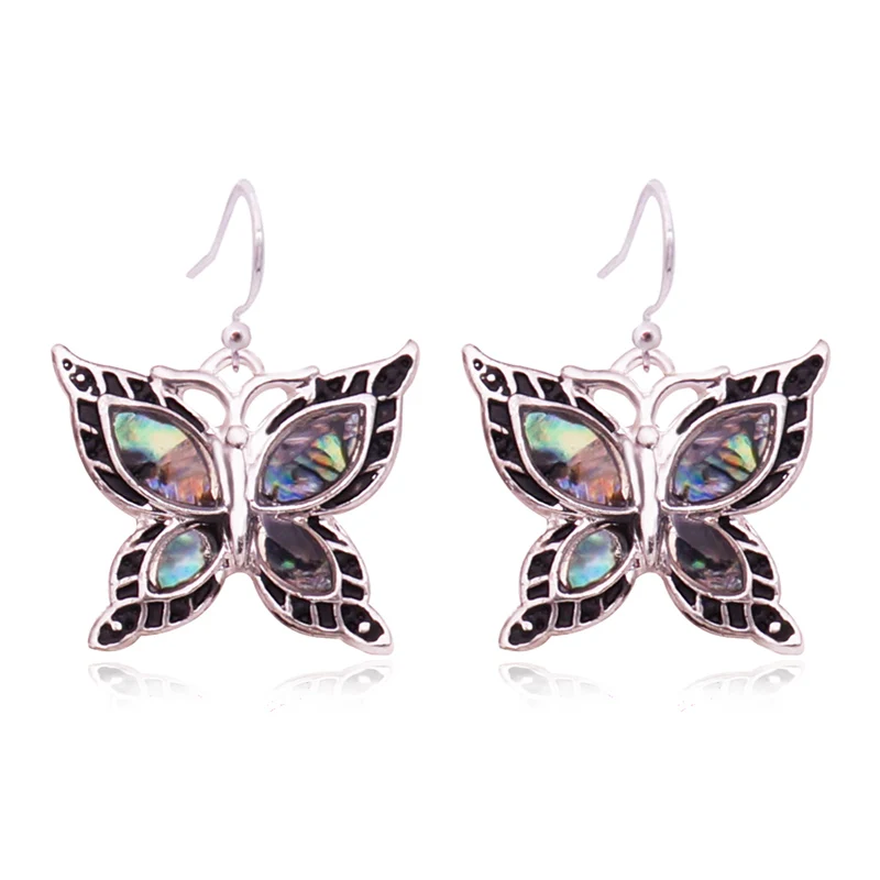 

Vintage Butterfly Earrings For Women Bohemian Ethnic Dangle Earrings Brincos 2017 Fashion Jewelry