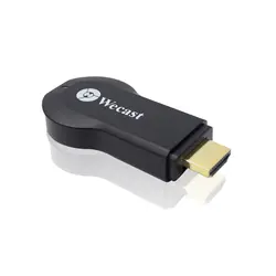 Wecast видеоповтор AirPlay ТВ stick Беспроводной Дисплей приемник ключа HDMI выход 1.3 HD бесплатная Wi-Fi приемник для проектора