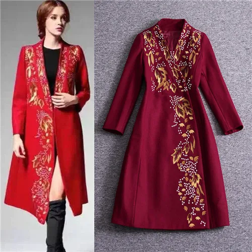 Red Trench Coat Dress Red Trench Coat Dress