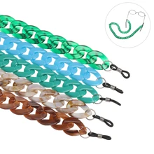 1 шт., новинка, 70 см, Модные Акриловые Очки для чтения, висящая на шее цепочка для очков, цепочка для очков и больших очков, цепочка для очков, ремешок