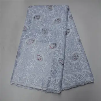 

Nigeria Lace In White Color, Latest African Swiss Cotton Laces 2018, Embroidered Fabric Swiss Voile Lace 30