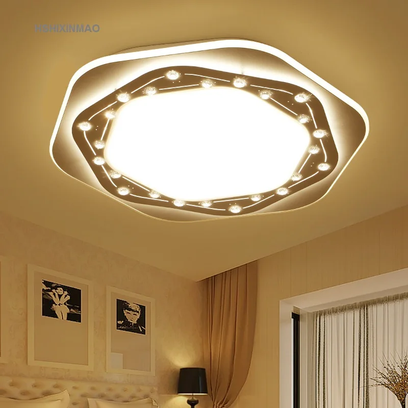 

Ultra - thin LED ceiling lamp modern simple living room lights warm bedroom study lamp shaped Ceiling lights AC110-240V