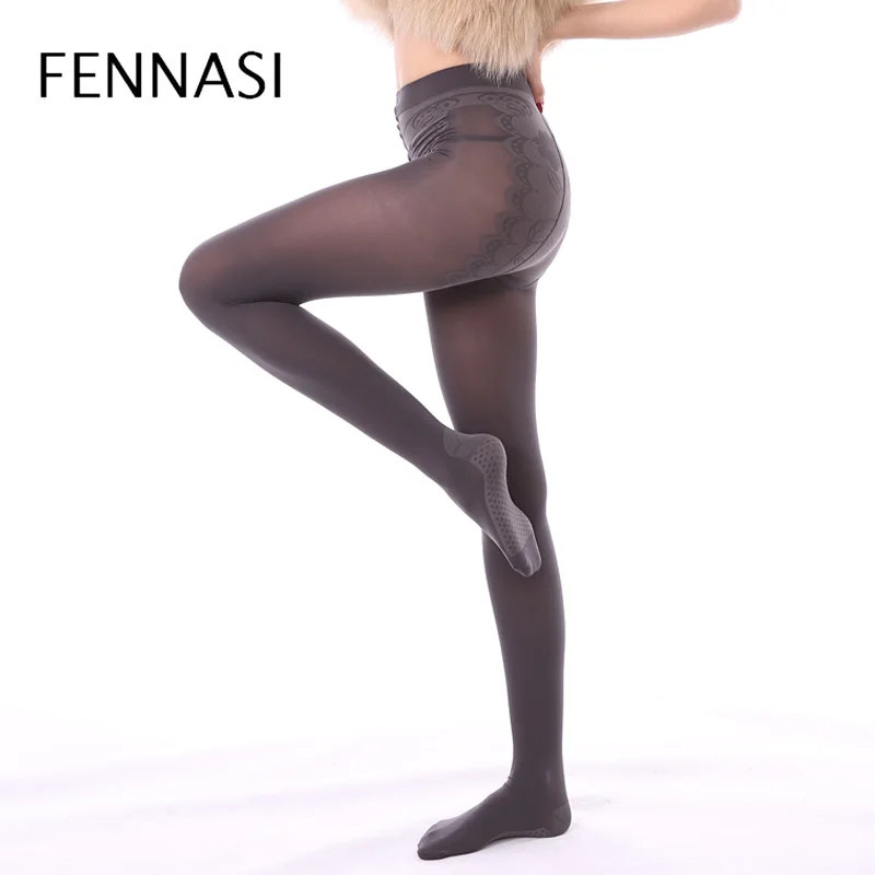 Fennasi Warm Women S Tights High Waist Pantyhose Plus Size With Print Sexy Woman Pantyhose