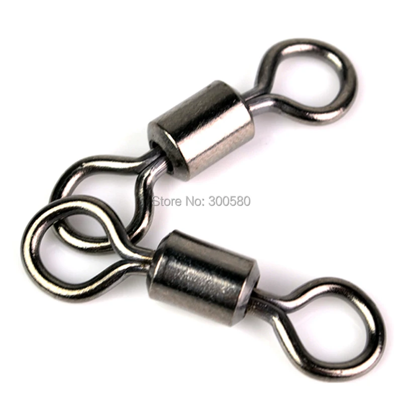 Wholesale 1000pcs Rolling Swivel Size 10 12 Stainless Steel Fishing