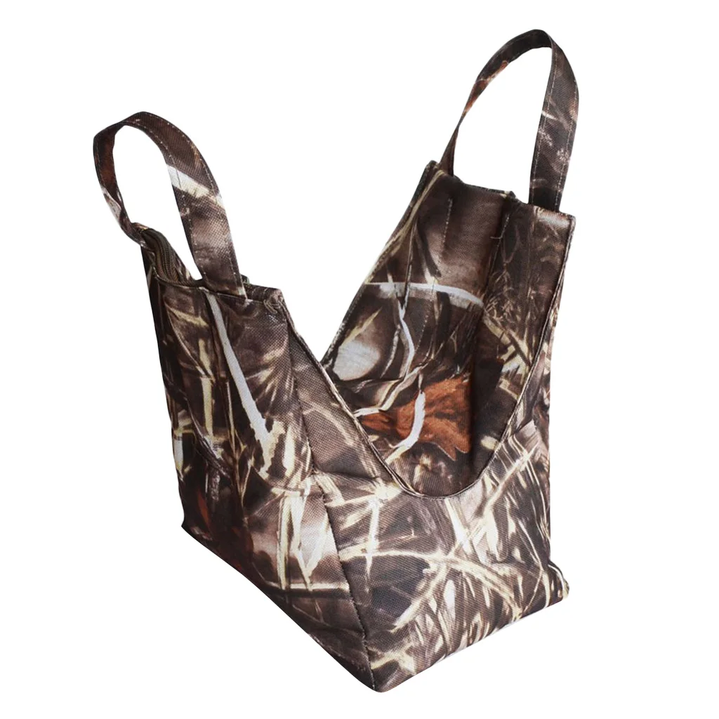 Multifunctional Outdoor Photography Camera Bean Bag Hunting Shooting Sandbag Handbag for Car Door Reed Camo