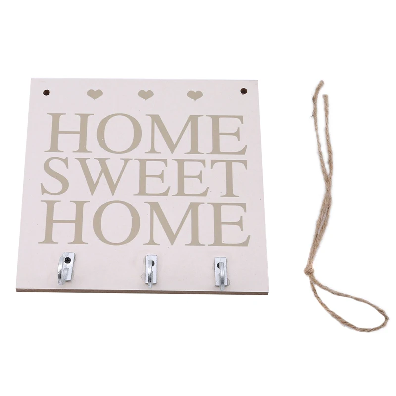 Sweet Home Wall Decor Wooden Sign Vintage Home Decor Sign Wooden Plaque Cool Plate With Hook ...