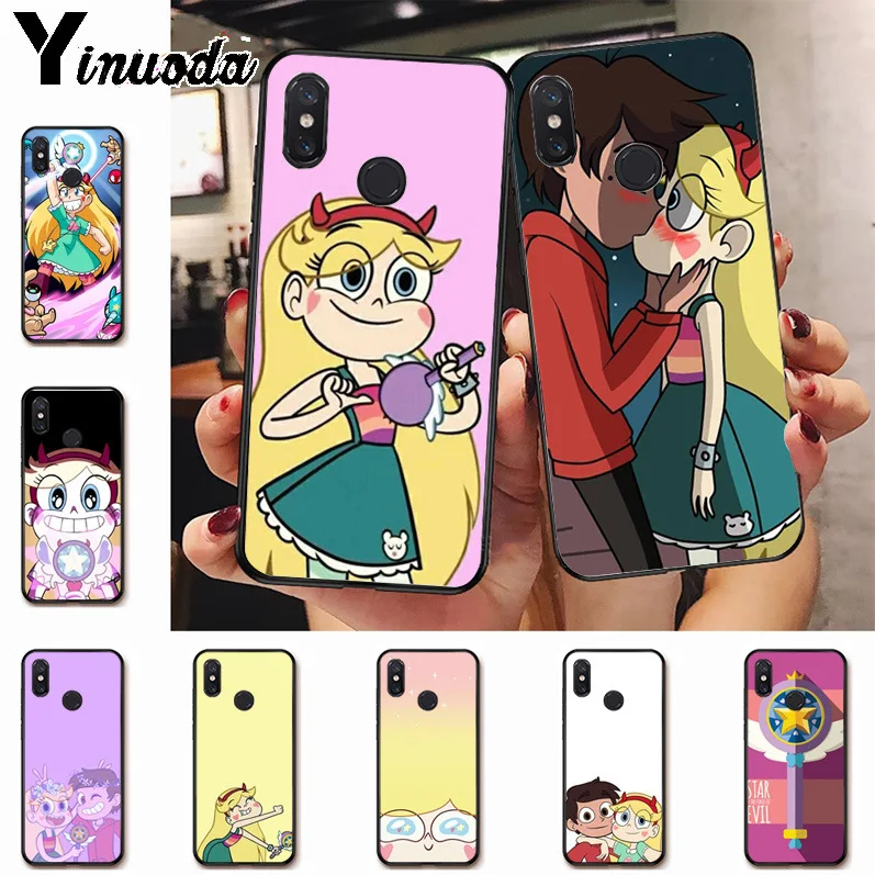 

Ynuoda Star vs the Forces of Evil Colorful Phone Accessories Case for xiaomi mi 8 se 6 note3 redmi 5 5plus note 5 case coque