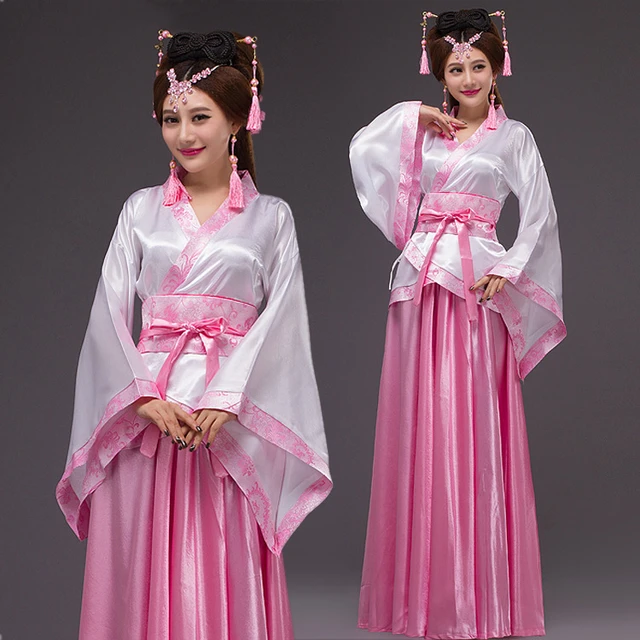 Disfraz Tradicional Chino Para Mujer, Vestido Hanfu Para Fiesta, Ropa China Tang Antigua, Ropa De Princesa 89 - Baile Folclórico Chino - AliExpress
