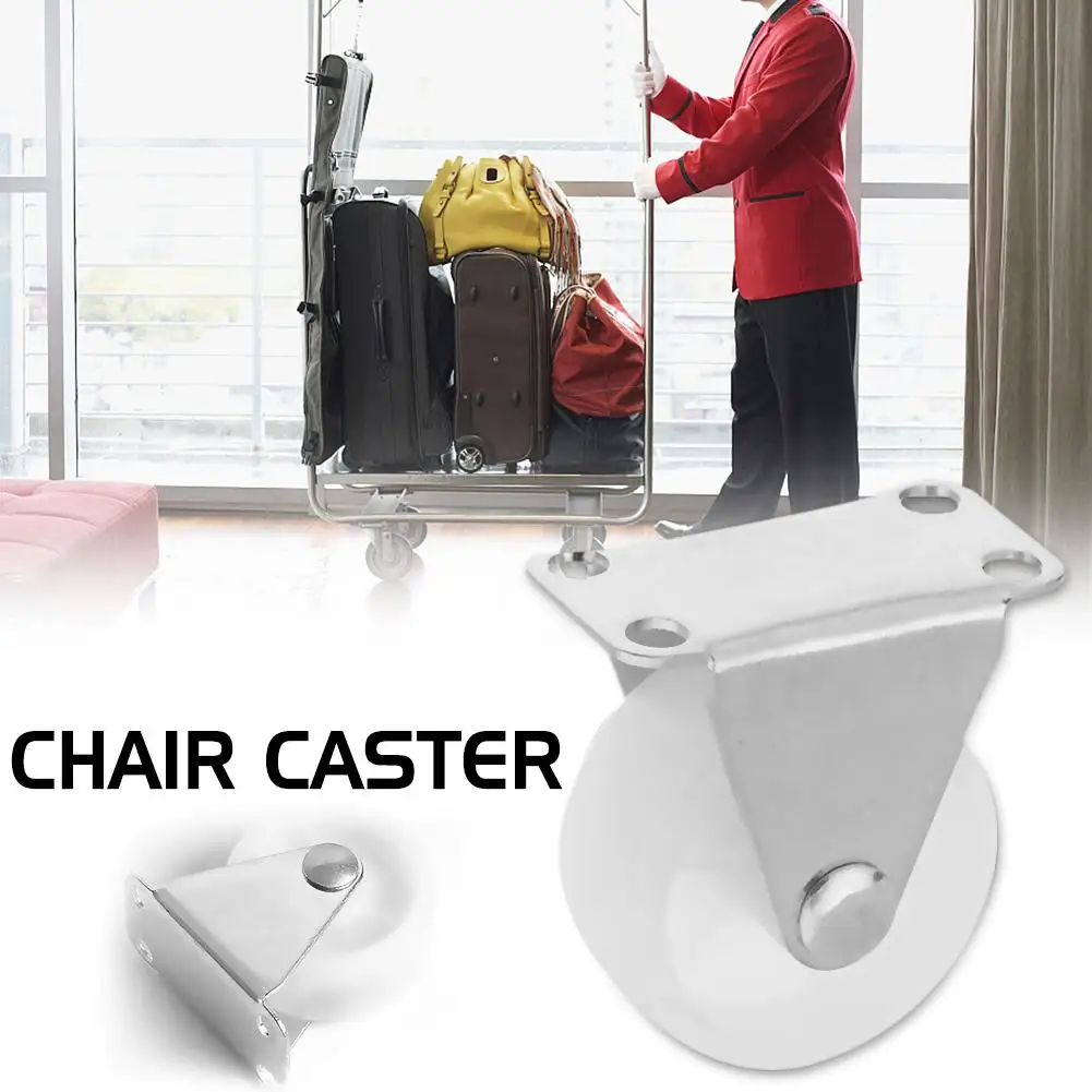 Office Chair Furniture Trolley Carts 2.5 inch  Wheel Top Plate Fixed Caster For Small Machinery Trolleys Furniture#F