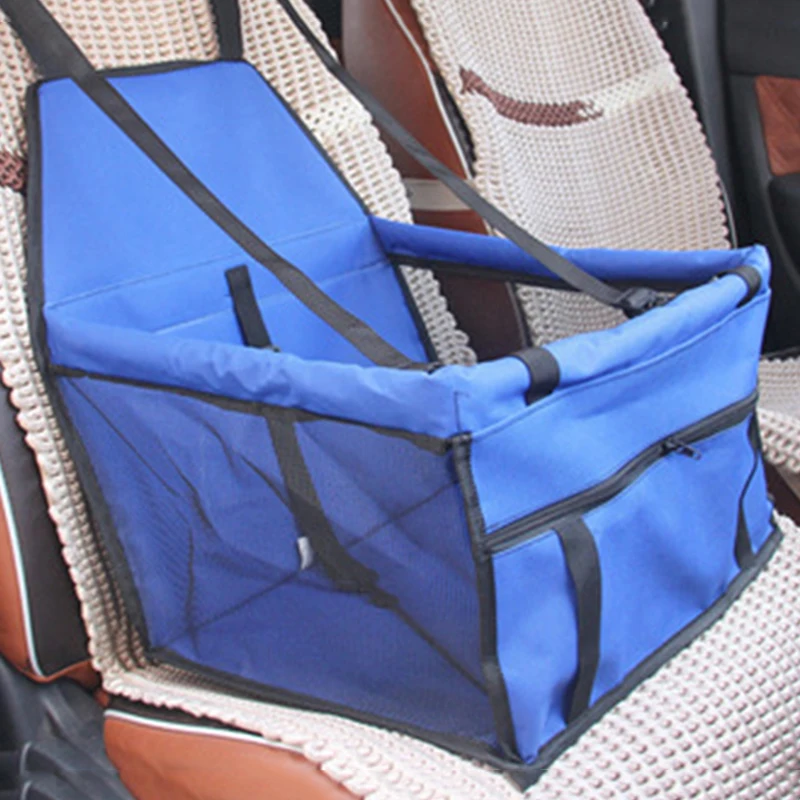 Собак Pet Carrier Pad безопасно выполнять домик для кошки сумка для щенков Собака Автокресло Водонепроницаемый дышащий собака сиденье сумка Корзина товары для животных