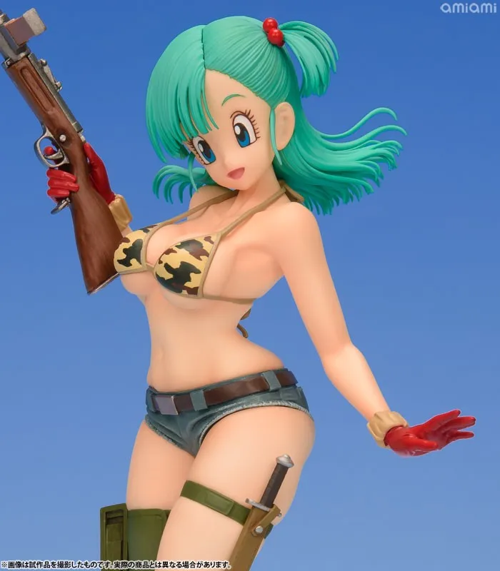 100% Оригинальные megahouse Dragon Ball Gals полную фигуру-bulma армия Ver. от "Dragon Ball"