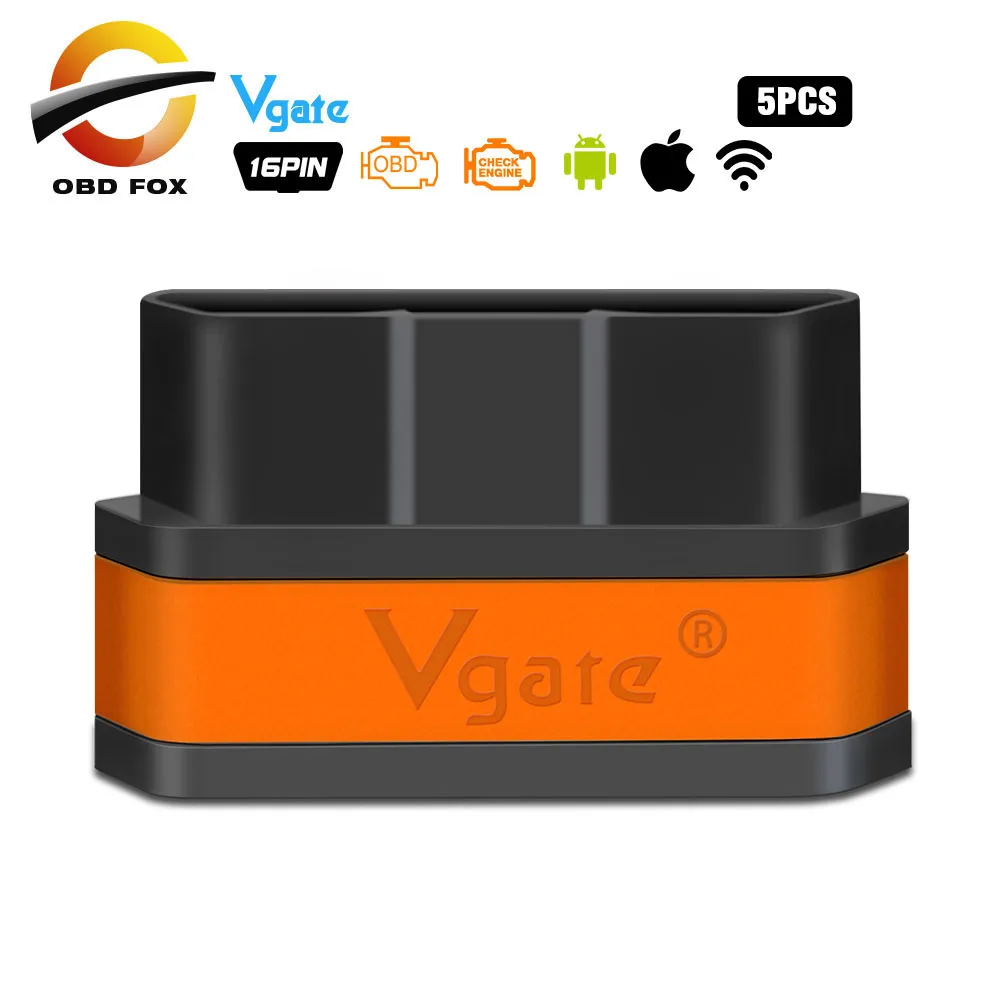 Vgate icar 2 elm 327 obd2 wifi для iPhone iPad Android icar2 elm327 bluetooth Разъем Автомобильный считыватель