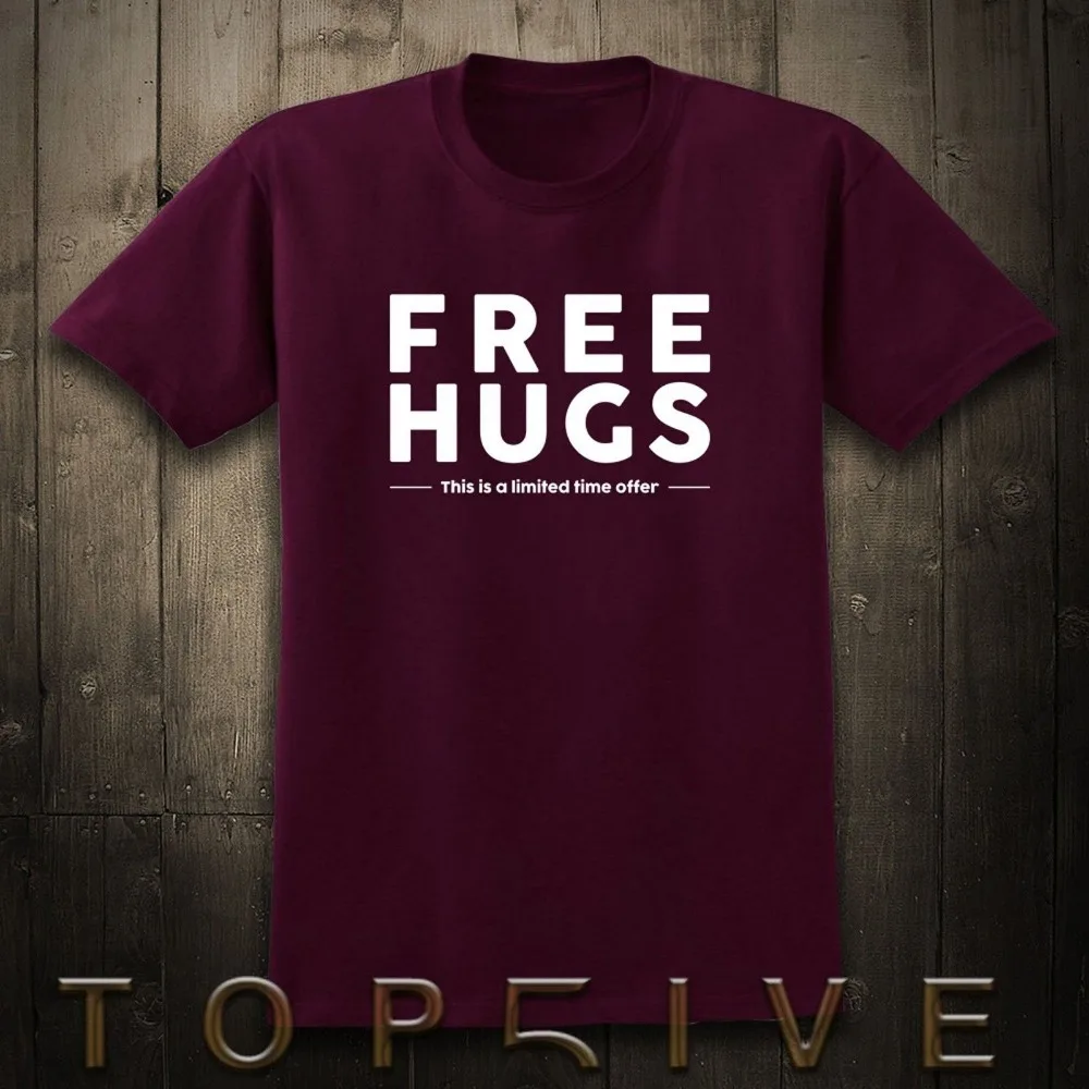 Забавная мужская футболка свободного обнимания с надписью Love Huggers Day Bold Comeby GAG
