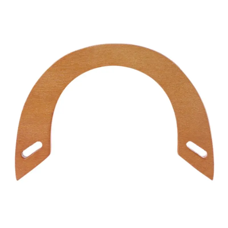 

Fashion New 1 Pc Wooden Bag Handbag Handle U Shaped Replacement for DIY Craft Making Purse Tote Bag Accessory