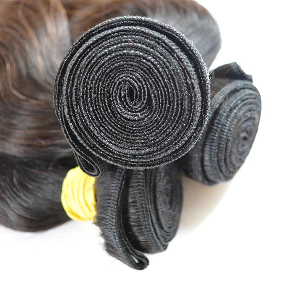 BAISI волосы бразильские волнистые волосы Омбре 1B/#4/#27 волосы для наращивания remy человеческие волосы