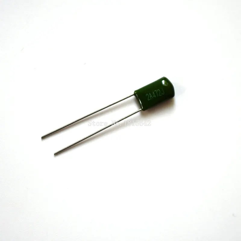 100PCS/LOT 2A472J 100V 0.0047UF 4700pF Polyester Film Capacitor Capacitance | Электронные компоненты и