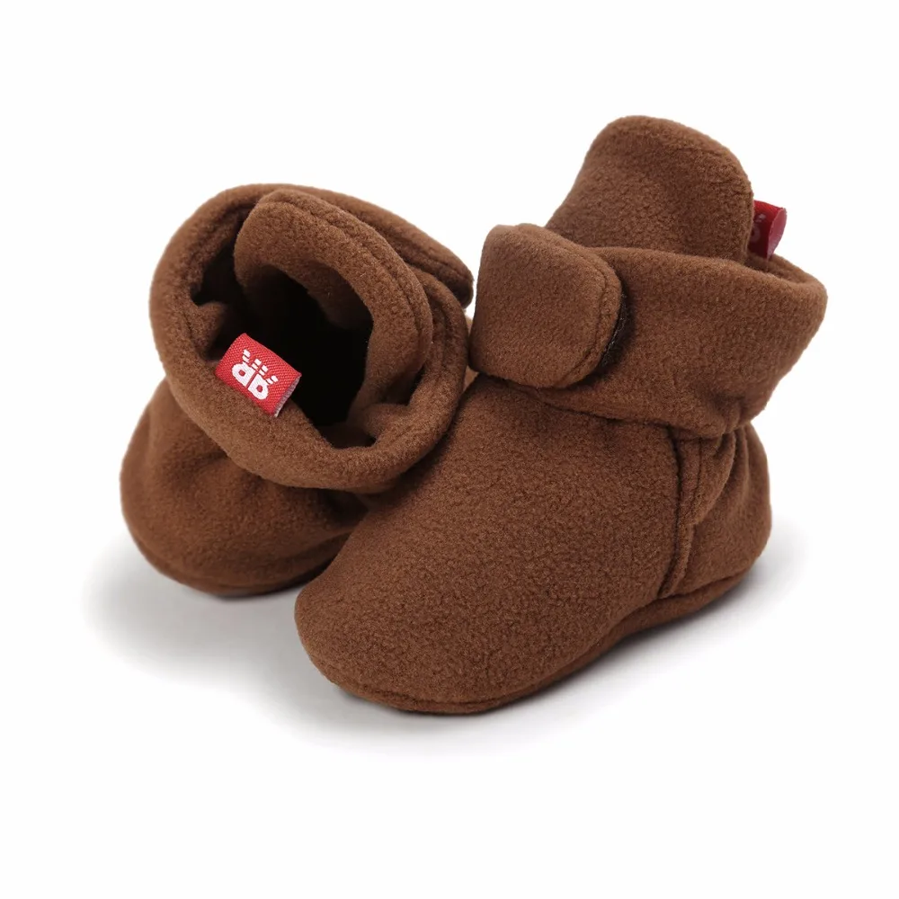 ROMIRUS/Новинка; детская обувь для новорожденных; Cozie; ботинки из искусственного флиса; Сезон Зима; теплая детская обувь для малышей; классическая обувь для мальчиков и девочек