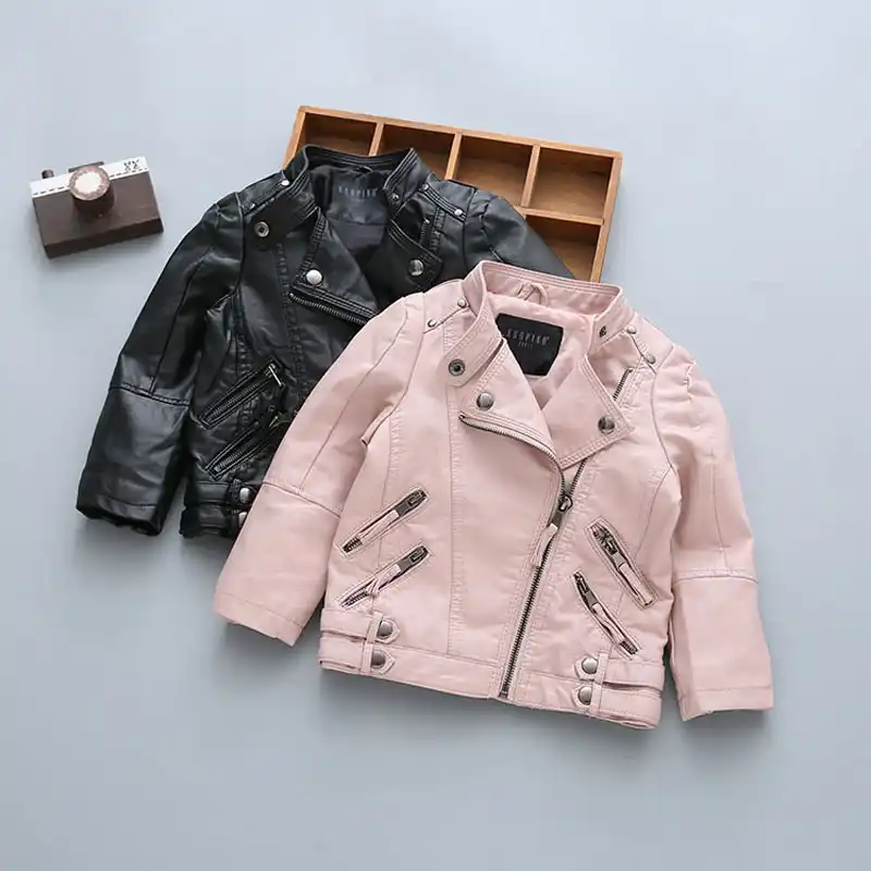 newborn baby leather jacket