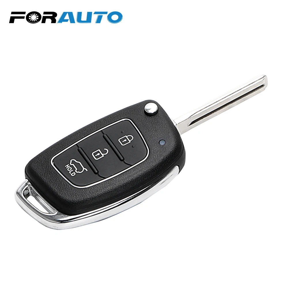 

FORAUTO Car Accessories Key Case Fob Shell 3 Buttons For Mistra Hyundai Solaris ix35 ix45 Verna Santa Car Key Remote Replacement