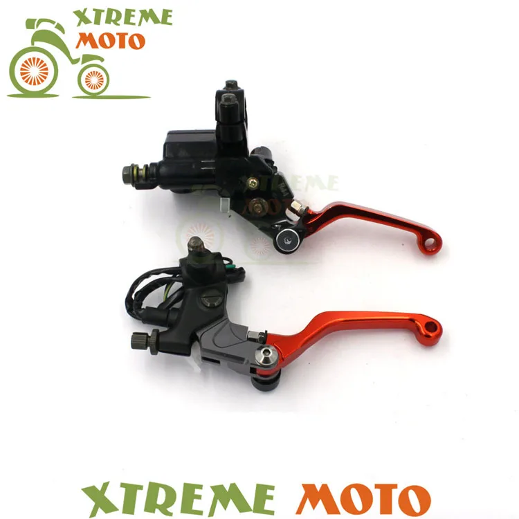 Brake Lever Master Cylinder + Cable Clutch Perch For KTM EXC XC XCF XCW