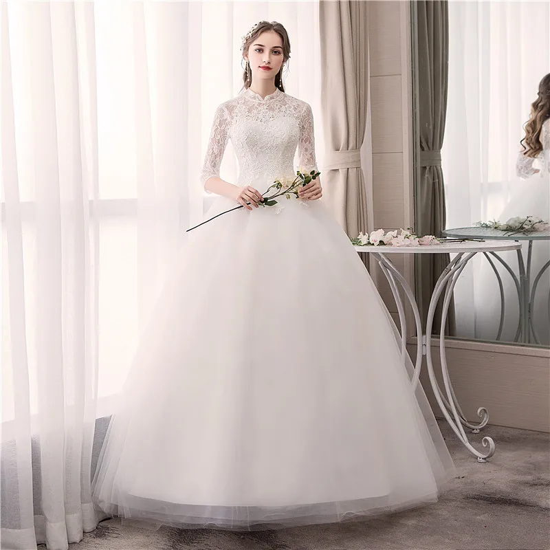 slimming wedding dresses for plus size