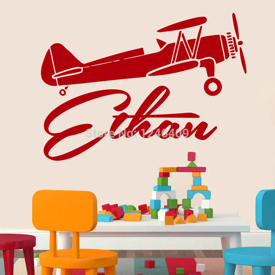 Customer made Personalized name Removable Wall Cute Decal Vinyl Sticker