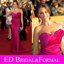 Sofia Vergara Kleid Fuchisia Berühmtheit Abend Prom Formal Pageant Kleid SAG Awards