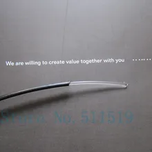 350 м/рулон 2,0 мм черный конец светящийся пластиковый волоконный кабель 3,0 мм черная куртка для DIY волокно освещение в бассейне