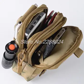 

Tactical Waist Bag Mobile Phone pouch Pack Sport Mini Vice Pocket For all smart mobile cell under 5.8inch