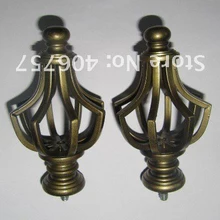 Качественная квадратная клетка металлические Znic финики для 16 мм 5/8 дюйма и 19 мм 3/4 дюйма Диаметр штор стержни Розничная и