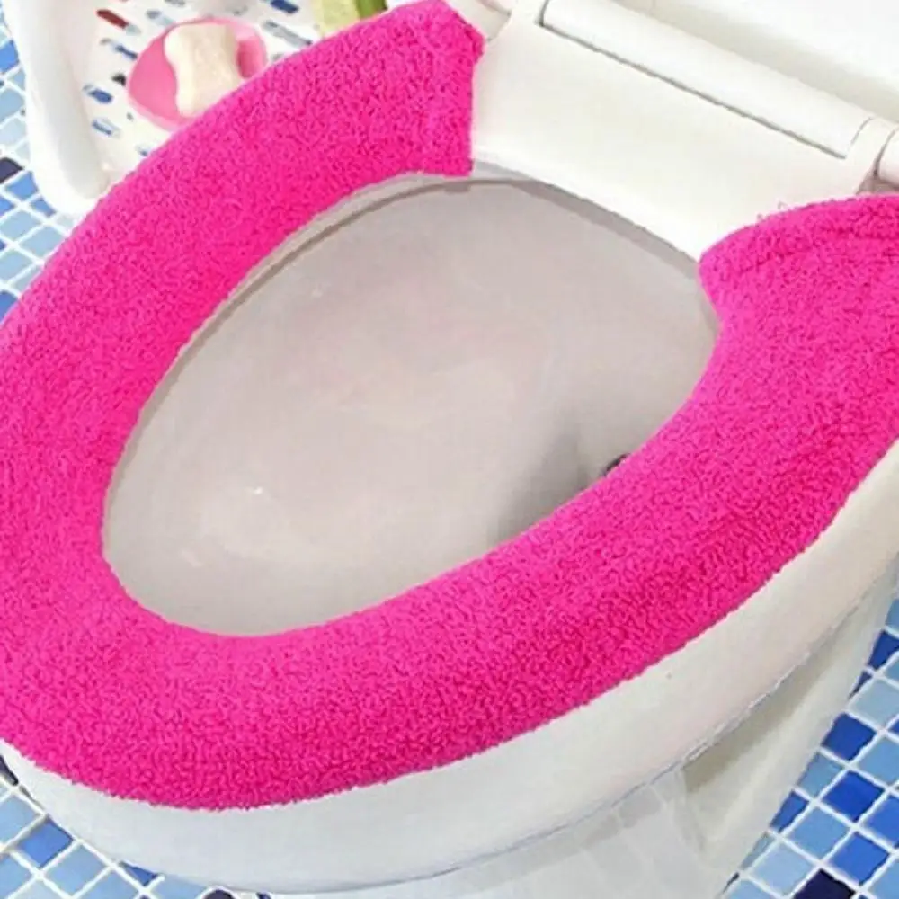

Hot Sale 1 Pieces All Shapes Toilet Cover Seat Lid Pad Bathroom Protector Closestool Soft Warmer