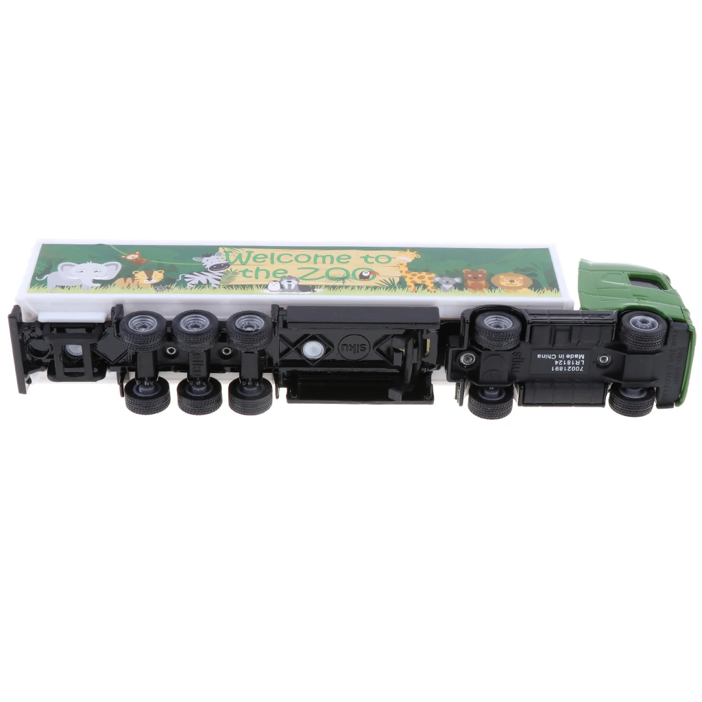 Toy Truck Transport Car Zoo Animal Carrier Truck Toys Diecast Vehicles Toy for Kids Boys, 19 x 3 x 5 cm