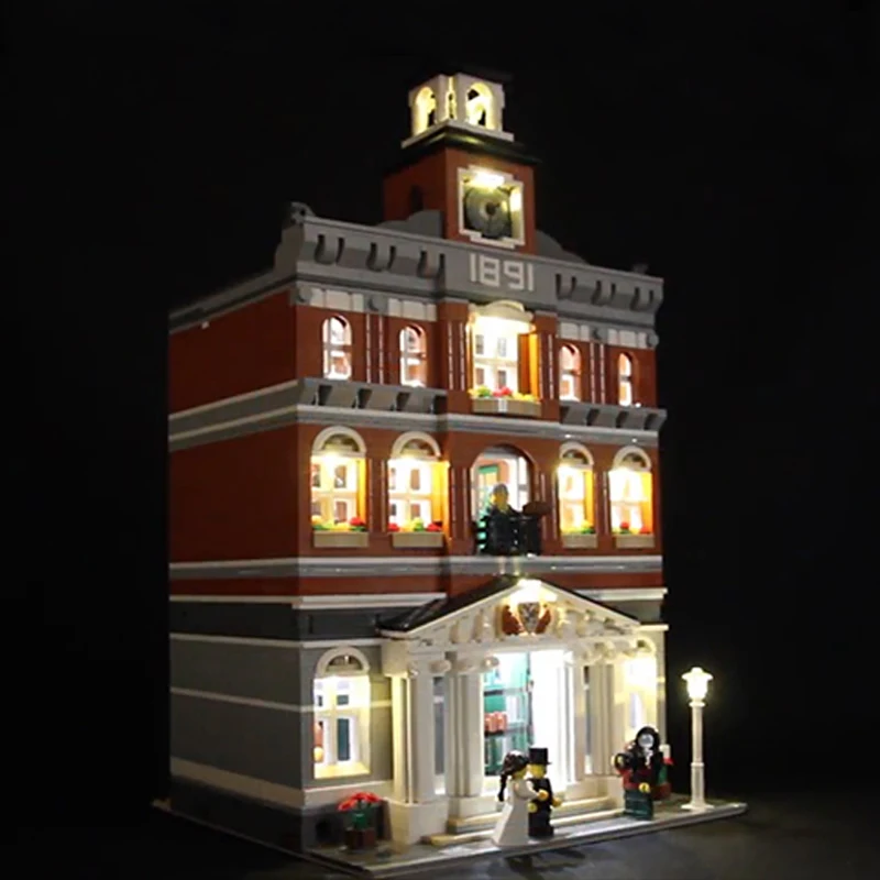 

Led Light Set For Lego 10224 Creators City The town hall Compatible 15003 Building Blocks Bricks Toys (only light+Battery box)