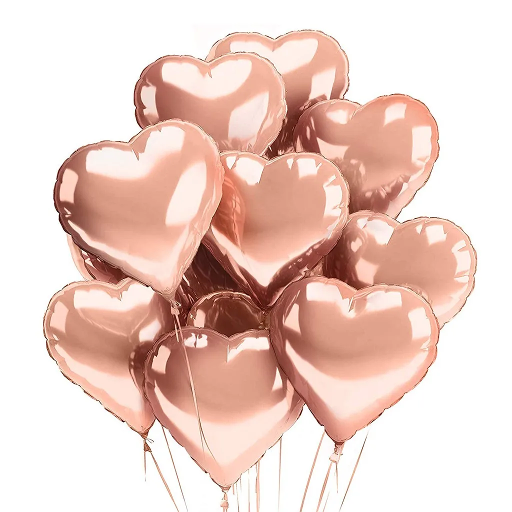 10 шт. розовый золотистый воздушный шар набор конфетти воздушный шар для вечеринки на день рождения Юбилей свадебные шары для украшения подарок для свадебных гостей@ 15
