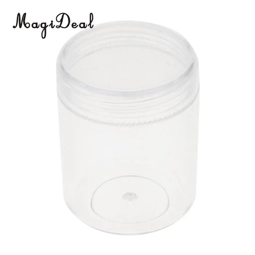 12x20g Empty Clear Cream Powder Jars Pots Bottle Cosmetics Container Nail Art Glitter Travel
