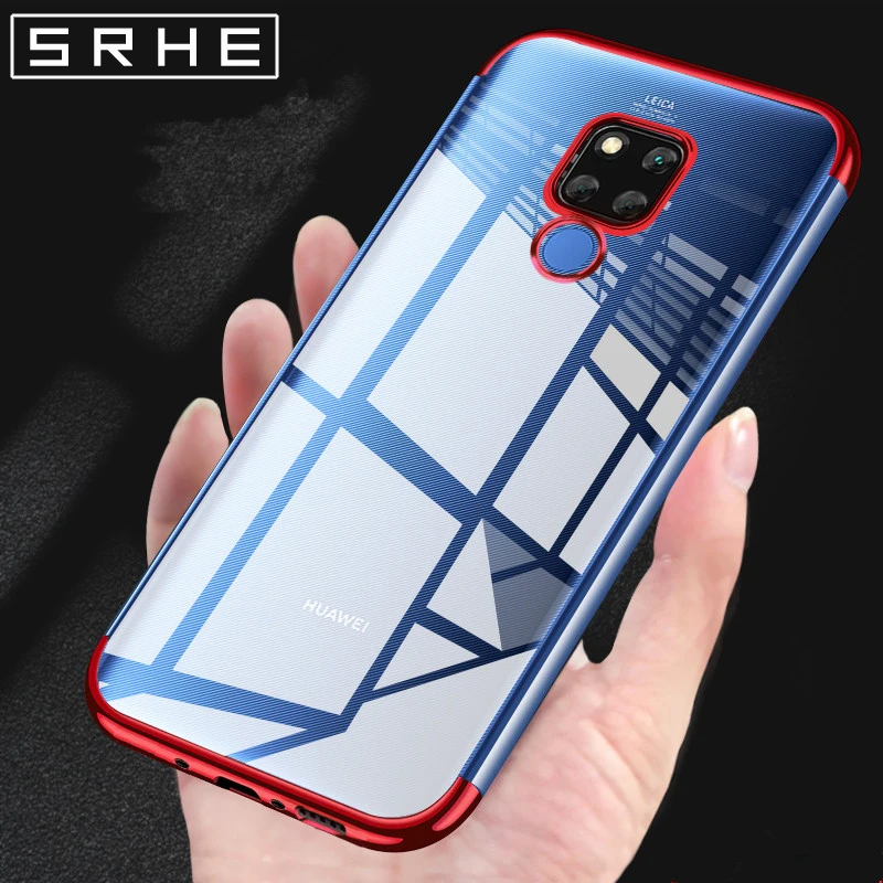 

SRHE Huawei Mate 20 X Case For Huawei Mate 20 Lite Mate20 Cover Silicone Soft Plating Cover For Huawei Mate 20 Pro Mate 20X Case