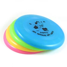 10 pieces lot Dog Training Flying Disc Rose Blue Green Yellow Plastic Small Large Dog