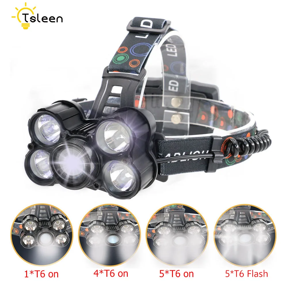 

V28/V27/V29 LED Headlamp Reverse USB Output Headlight CREE XML T6 Head Torch Camping Fishing lights Flashlight Torch