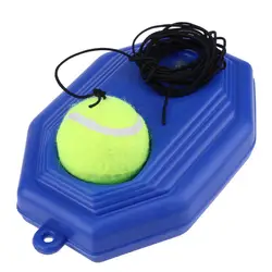 Портативный Теннис мяч обратно База тренер набор с тренировочный мяч для одного Обучение Практика оборудования Теннис тренер помогает