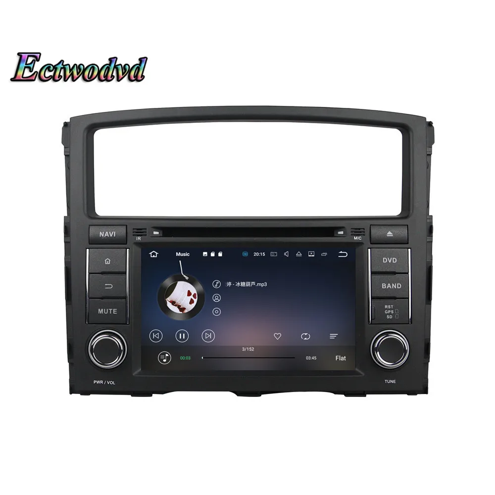Best Ectwodvd Octa Core 4G RAM 64G ROM Android 9.0 Car Multimedia DVD Player GPS HeadUnit for Mitsubishi PAJERO V97/V93 (2006-2011) 17