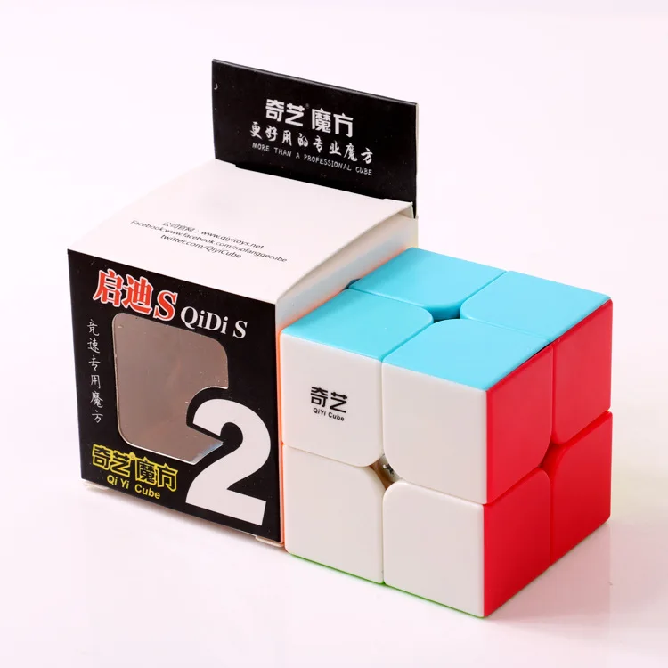 

Qiyi QiDi S 2x2 Magic Cube Cubo Magico Speed Cube Stickerless 2x2x2 Magic Cube Puzzle Fidget Educational Toys For Children Kids