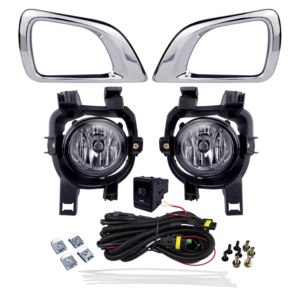 

External Fog Light for Nissan NP300 Navara 2016 Car Styling Front Light Wiring Kit High Power Halogen Lighting 4300K 12V 55W