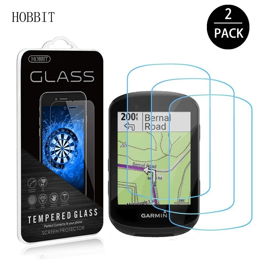 

2Pack For Garmin Edge 530 0.3mm 2.5D 9H Tempered Glass Screen Protector Ultra-thin Clear Scratch Film For Garmin Edge 830