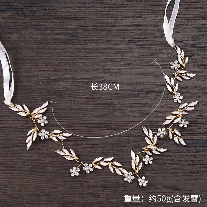 4pcs Leaf Design Wedding Hair Accessories  (4)