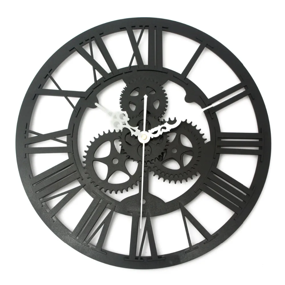 Rust Infinity Instruments Roman Gear Clock Wall Clocks Home Rust Infinity Instruments Roman Gear Clock Wall Clocks Home