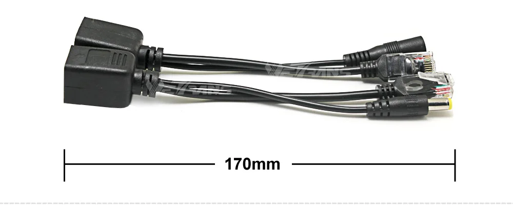 Wetrans poe адаптер питания 12 В rj45 poe сплиттер инжектор 802.3af ip-камера poe кабель комплект камер видеонаблюдения