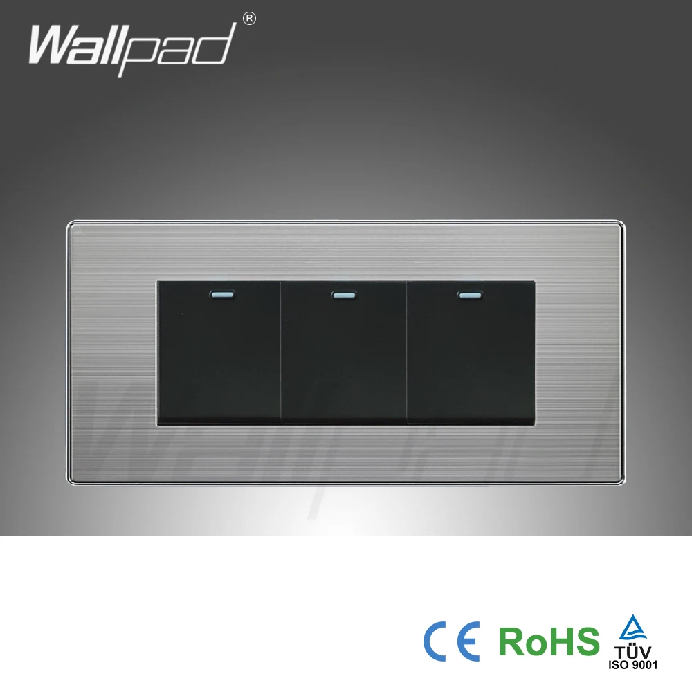 2019 горячая распродажа 3 Gang моментальная Перезагрузка Contact Wallpad роскошный
