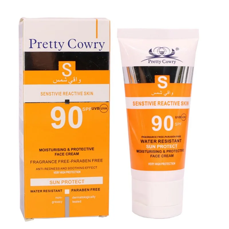 

Face Sunscreen Cream Protetor Solar Facial Cream Sun Skin Filter Foundation SPF 90+ Sun Lotion Tanning Oil Control Moisture