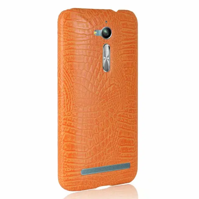 Чехол для ZF ZB500K крокодил узор тонкий жесткий чехол Asus Zenfone Go 5 Lite ZB500KG ZB500KL X00AD X00ADC